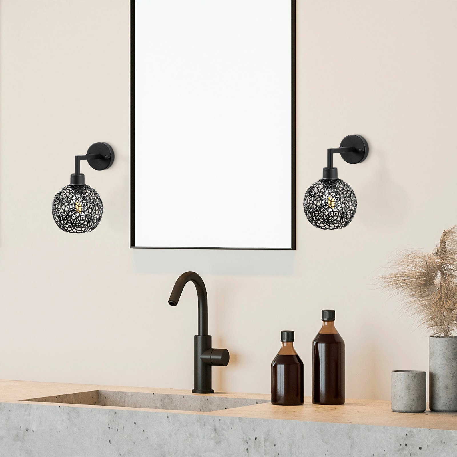 Llambë muri Opviq, Hay - 11870, ngjyrë e zezë Llambë muri Opviq, Hay - 11870, ngjyrë e zezë