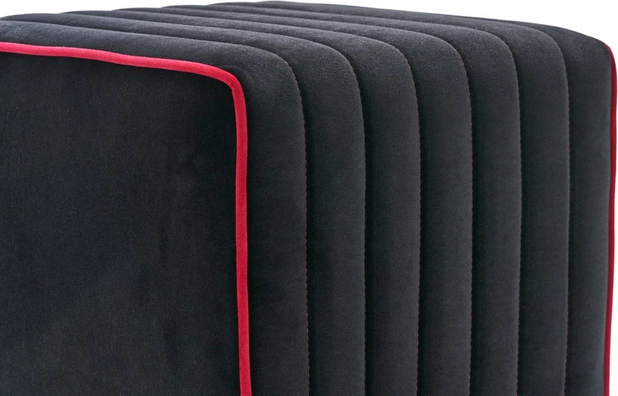 Puf Mona, Atelier del Sofa, anthracite me rozë Puf Mona, Atelier del Sofa, anthracite me rozë