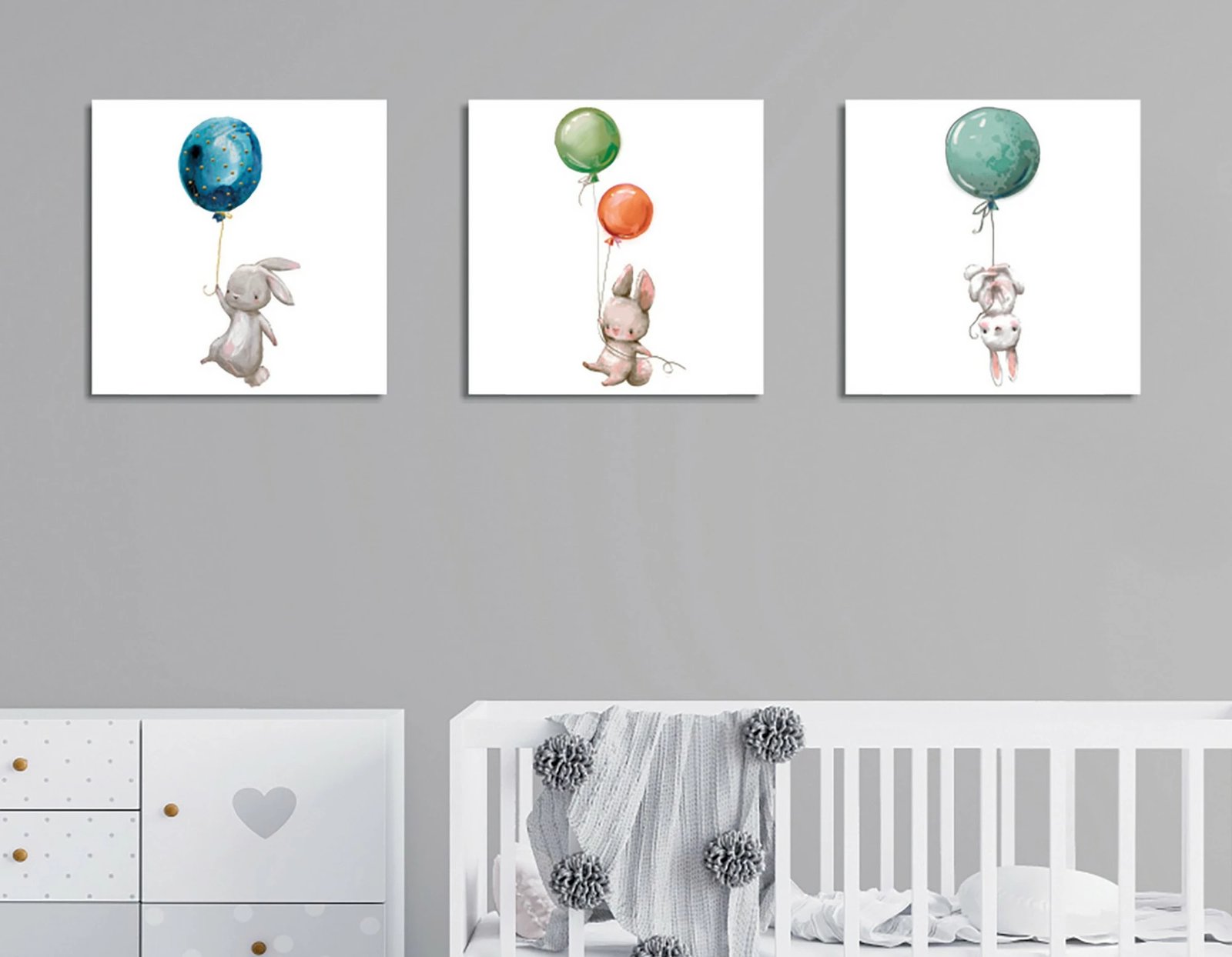 Pikturë dekorative në kanavacë (3 copë), Wallity, FAH11