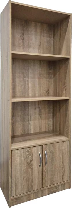 Raft librash Tekaro, ngjyrë sonoma, 60x29x166cm