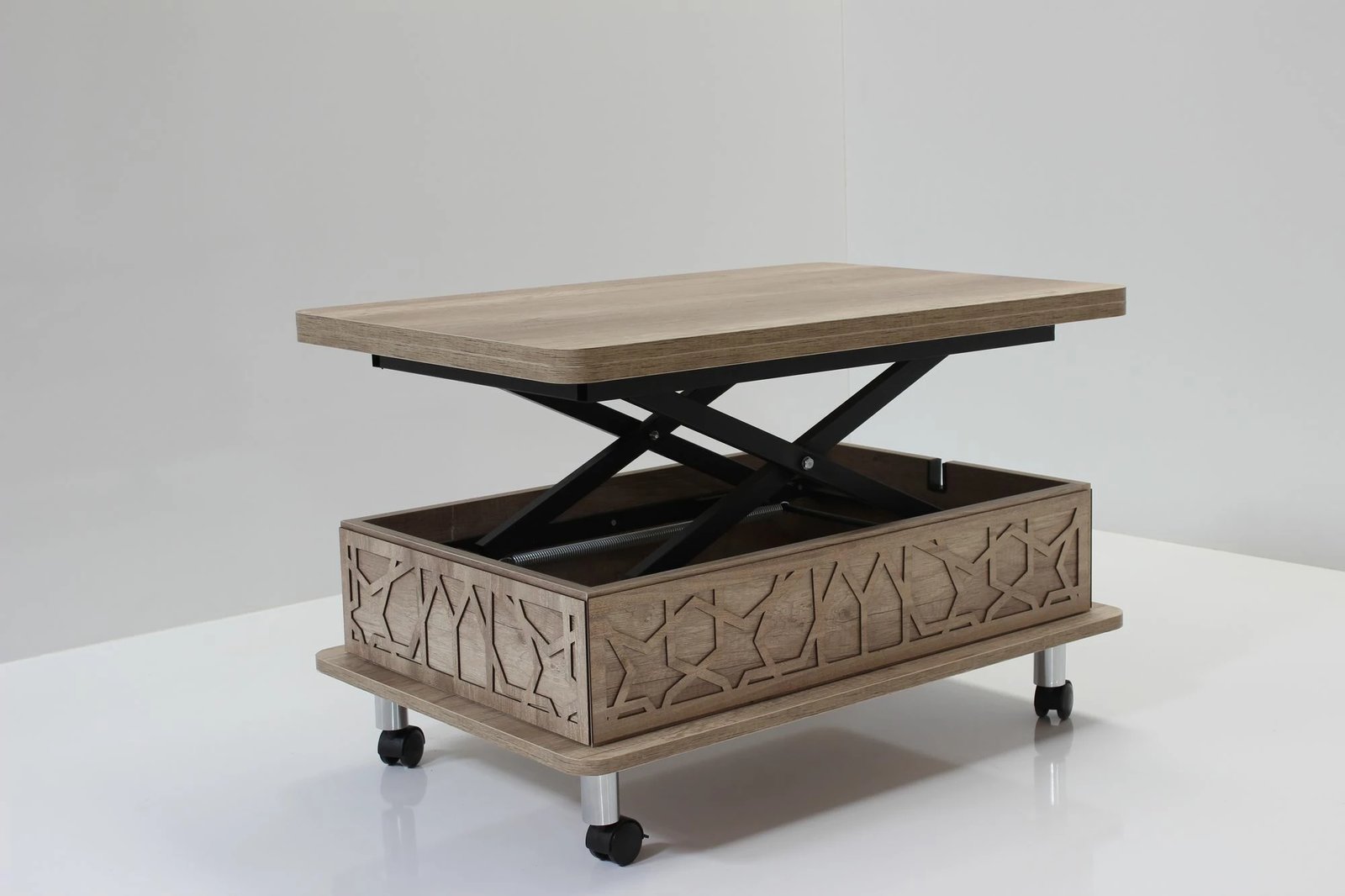 Tavolinë kafeje Alaska, Skye Decor, ngjyrë Alaska, dimensione të rregullueshme