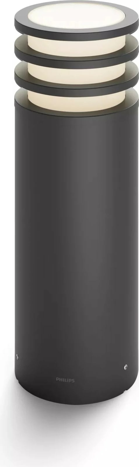 Llambë smart Philips HUE Lucca Sockel, 806lm, E27, anthracite