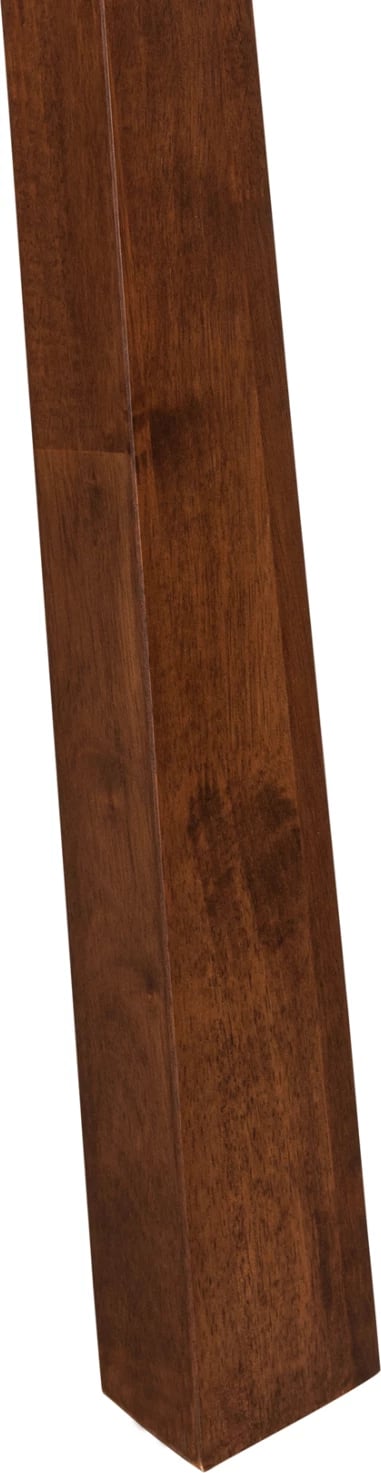 Tavolinë ngrënieje RINER, MDF, sunburst, ngjyrë arre, 150x150x75H cm