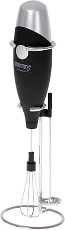 Rrahës qumështi Adler CR 4501 me rrahëse inoksi, me rrahëse veze dhe qëndrim, me bateri, zi/gri