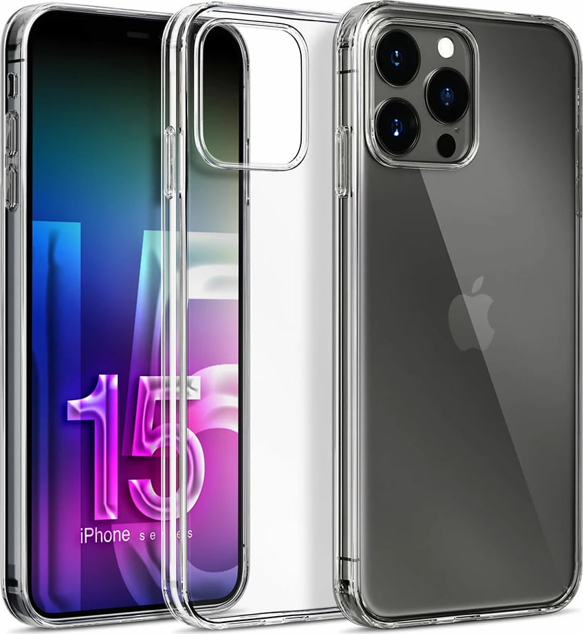 Mbështjellës 3mk Protection për iPhone 15 Pro Max, Transparent Mbështjellës 3mk Protection për iPhone 15 Pro Max, Transparent