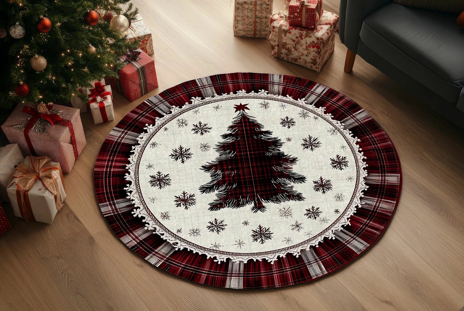 Qilim Krishtlindjesh, shumëngjyrësh, Conceptum Hypnose, Crp-Yrlk26-16, 100x100cm