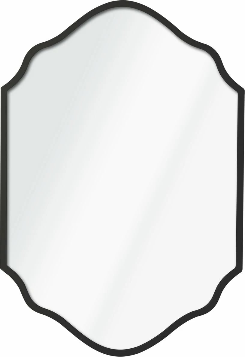 Pasqyrë dekorative, Skye Decor, Starlit, 30x45cm, e zezë