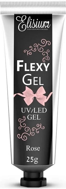 Xhel për zgjatje thonjsh Elisium Flexy Gel Rose 25g Xhel për zgjatje thonjsh Elisium Flexy Gel Rose 25g