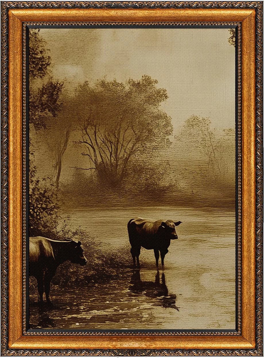 Pikturë dekorative në kanavacë me kornizë, shumëngjyrëshe, ATCRCVCNVSMDL25 - 40x60cm