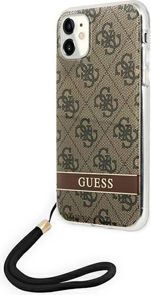 Mbështjellës Guess GUOHCN61H4STW për iPhone 11, 4G Print Strap, Kafe Mbështjellës Guess GUOHCN61H4STW për iPhone 11, 4G Print Strap, Kafe