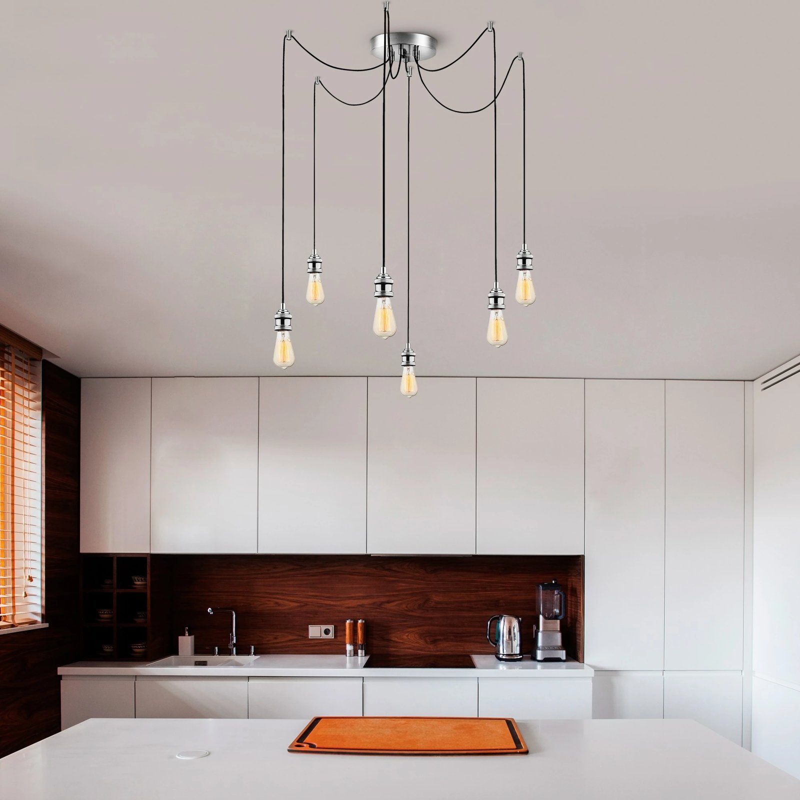 Llambë tavani Opviq, Kabluni, krom, MR-906