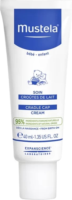 Krem kundër crustave të qumështit për bebe Mustela Cradle Cap Care 40ml unisex