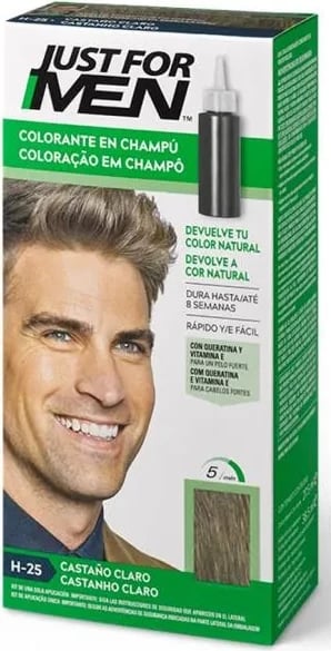 Ngjyrë për flokë për meshkuj Just For Men shampoo-in Light Brown 66ml
