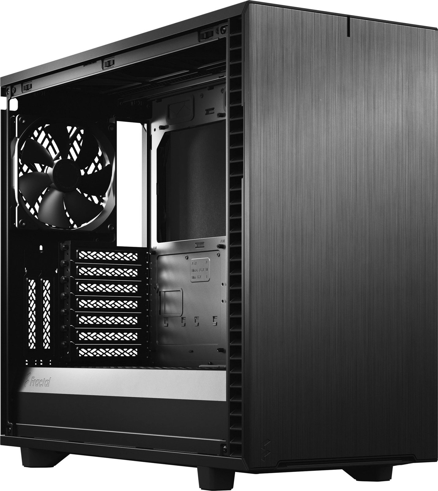 Kasë Fractal Design Define 7, Midi Tower, ATX, EATX, micro ATX, Micro-ITX, e zezë Kasë Fractal Design Define 7, Midi Tower, ATX, EATX, micro ATX, Micro-ITX, e zezë