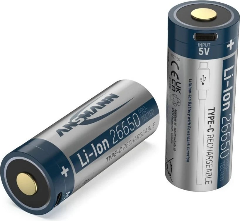 Bateri e rikarikueshme ANSMANN 1307-0012, Li-Ion, 3.6V, vjollcë