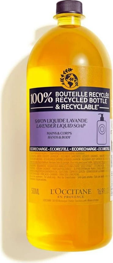 Sapun i lëngshëm për duar dhe trup L'OCCITANE Lavanda, 500ml