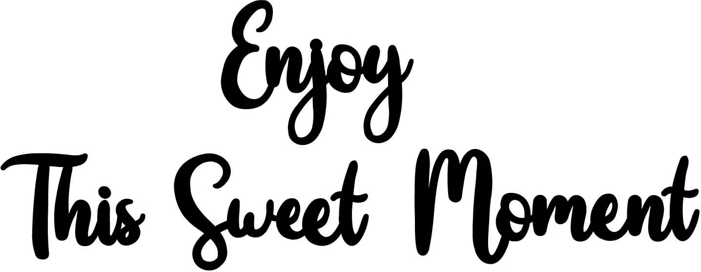 Aksesor dekorativ prej druri për mur, Wallity, Enjoy This Sweet Moment