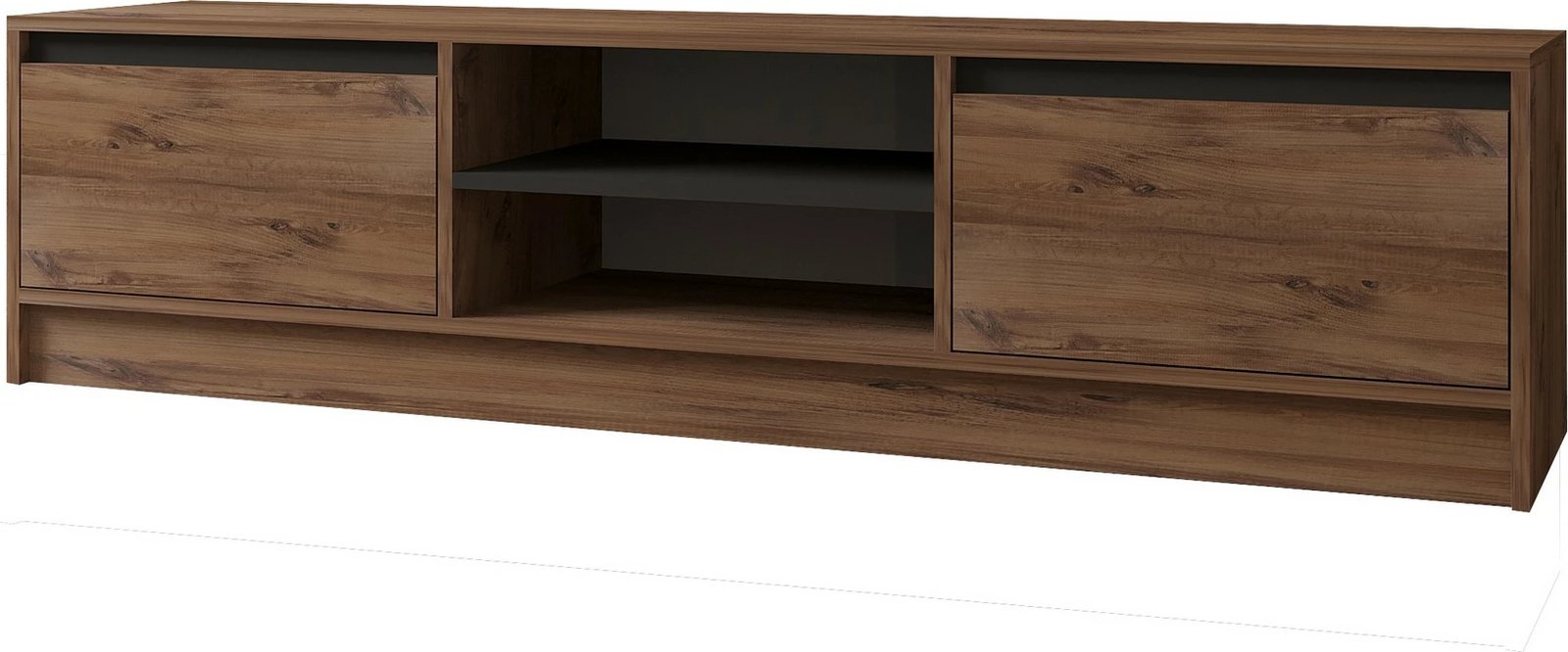 Komodë TV Hanah Home, ngjyrë pishe atlantike dhe antracit