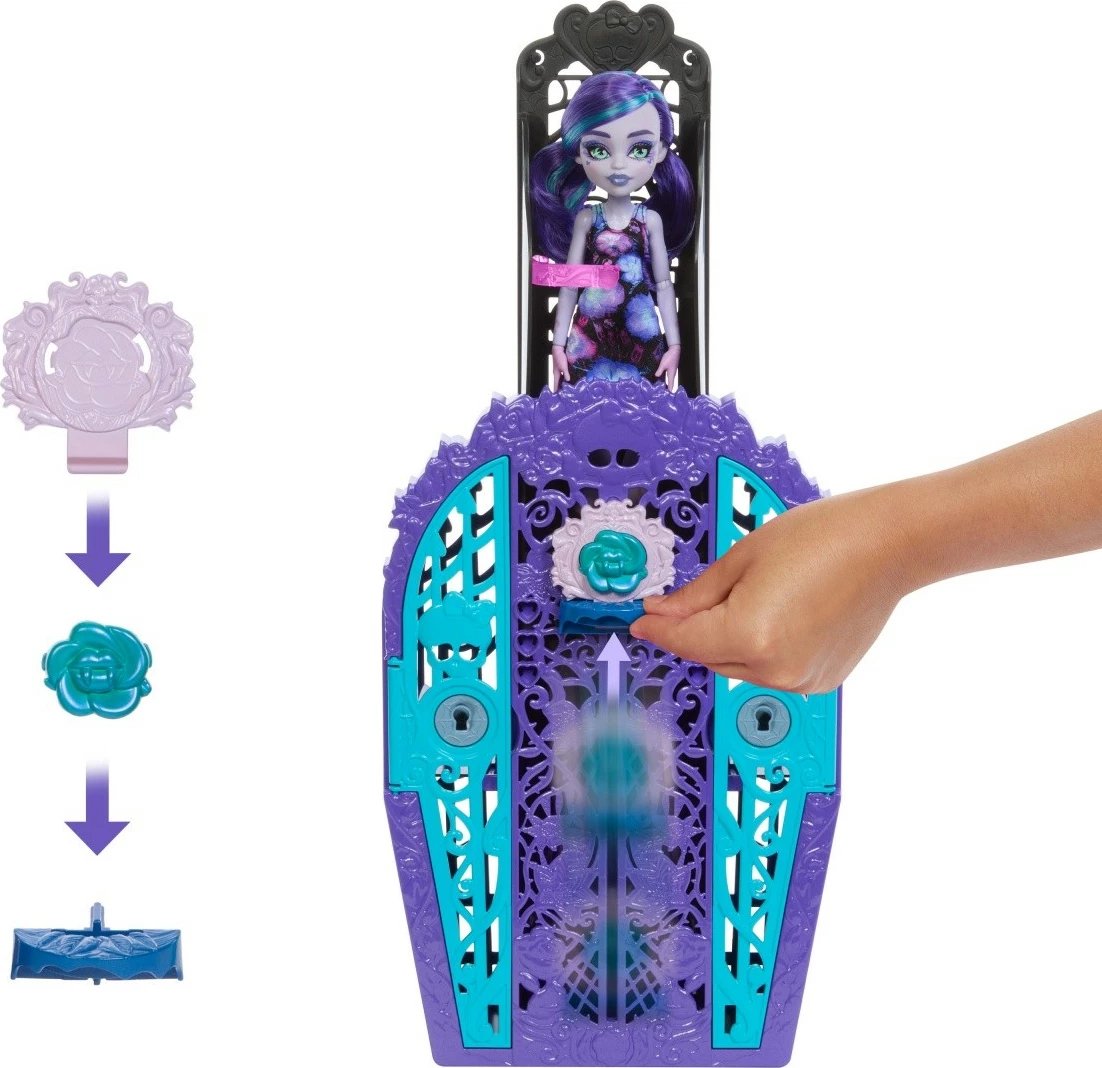 Kukull Monster High Mattel Twyla Secrets of the Scare School Series 5 Garden Puzzles me aksesorë