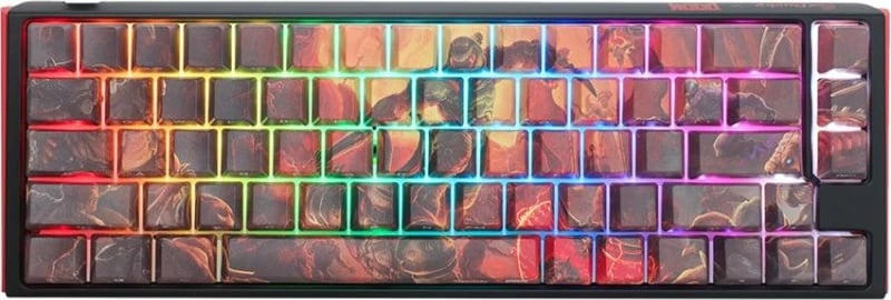 Tastierë gaming Ducky One 3 SF Doom Limited Edition, multikolor