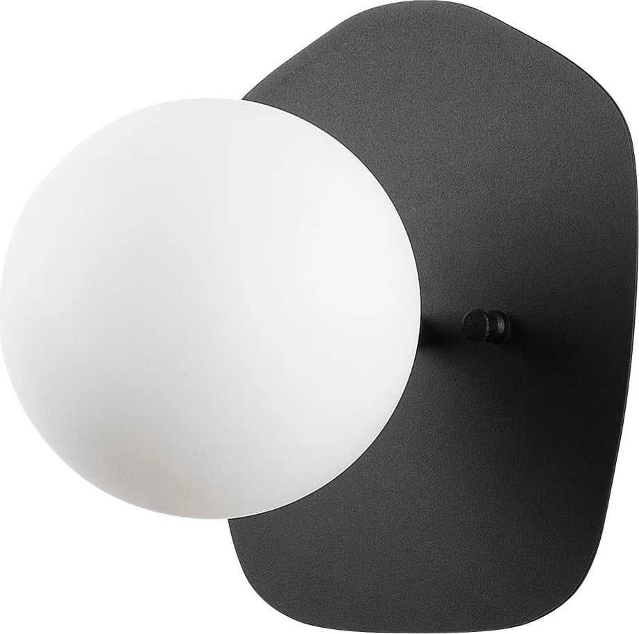 Llambë muri Opviq, Well - 11680, e zezë dhe krem, 20x25x25cm