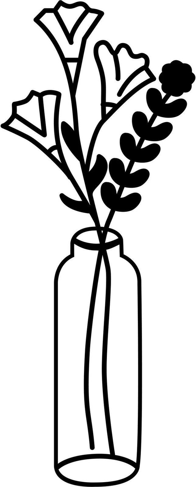 Aksesor dekorativ metalik për mur, lule, Wallity, Flower 6