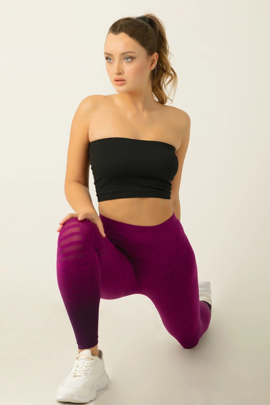 Tuta pa qepje Jumeon, fuchsia, 001-001387