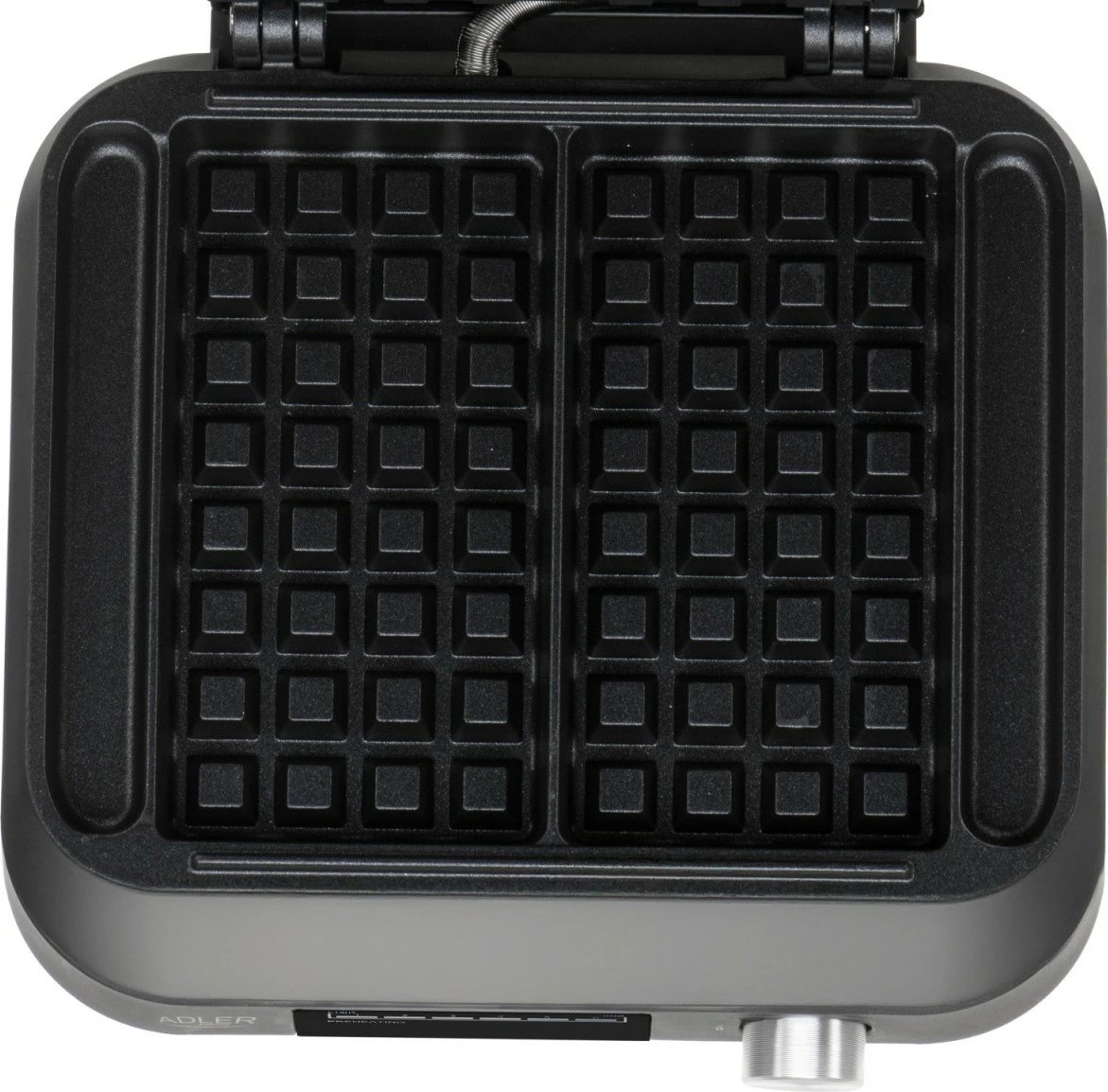 Aparat për waffle Adler AD 3087, me ekran LED, i zi