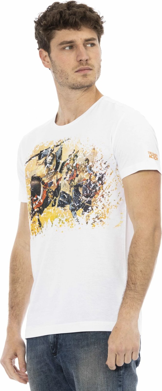 Maicë për meshkuj Trussardi Action, e bardhë