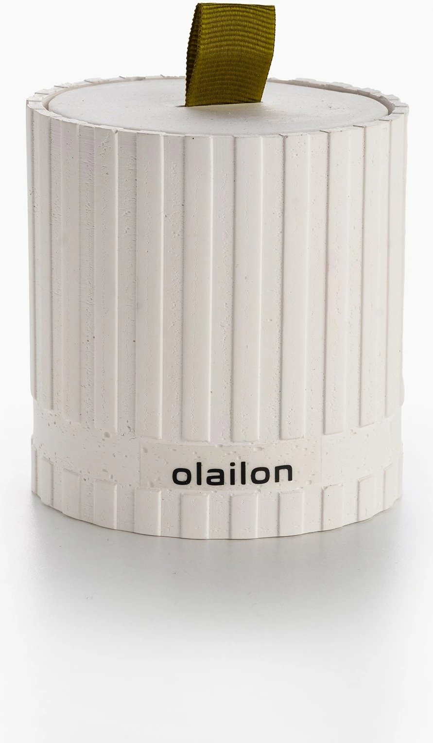 Qiri dekorativ Aberto Design, i bardhë, i gjelbër, Sutun