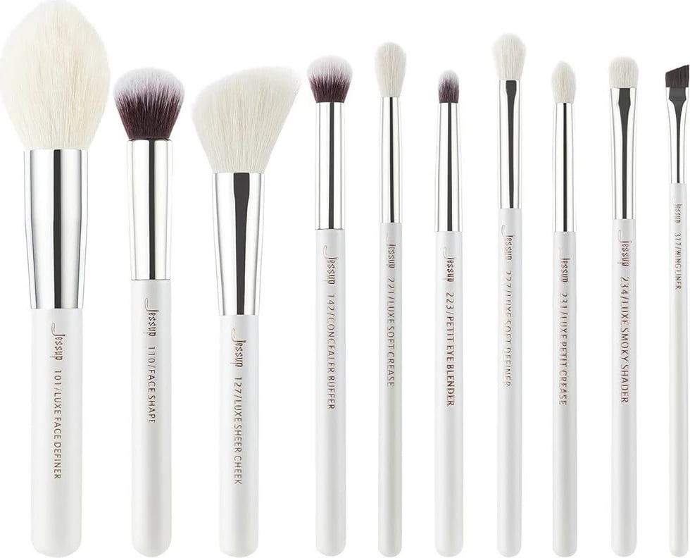 Set brushash për grim JESSUP T243 për femra, 10 copë