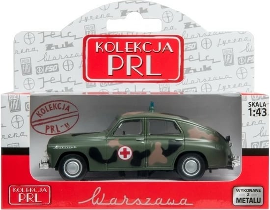 Makine lodër Daffi PRL Warsaw M20 Ambulance, 1:43, kamuflazh