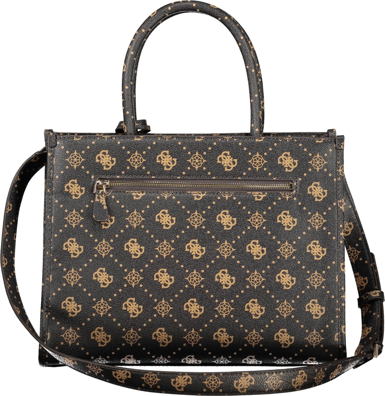 Çantë dore GUESS JEANS Silia femra, kafe