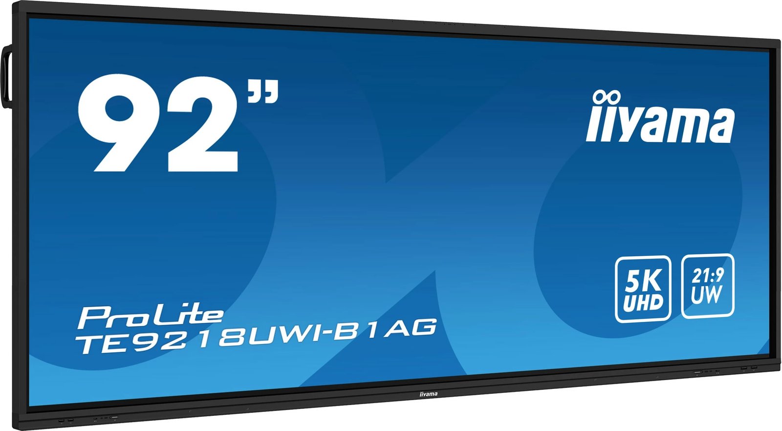 Ekran interaktiv iiyama ProLite TE9218UWI-B1AG 92 inç, 5K UHD, 21:9, Wi-Fi
