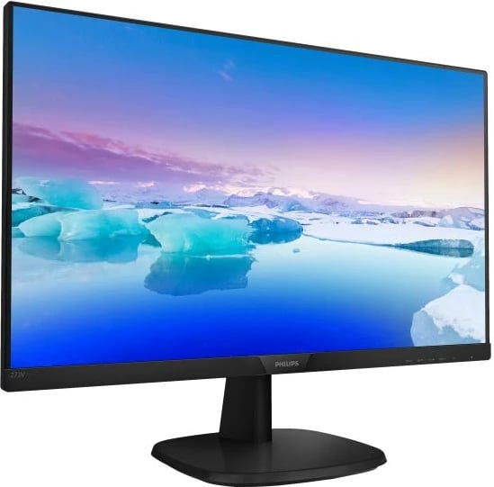Monitor Philips V-line 273V7QJAB 27", TFT/LCD, ekran i sheshtë, pa shkëlqim, i zi
