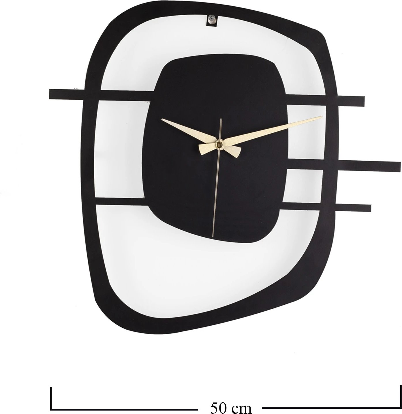 Orë muri dekorative metalike Wallity, New Maceira, e zezë