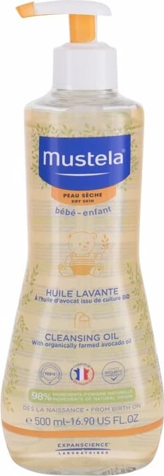 Vaj për banjë Mustela Bébé për fëmijë, 500ml