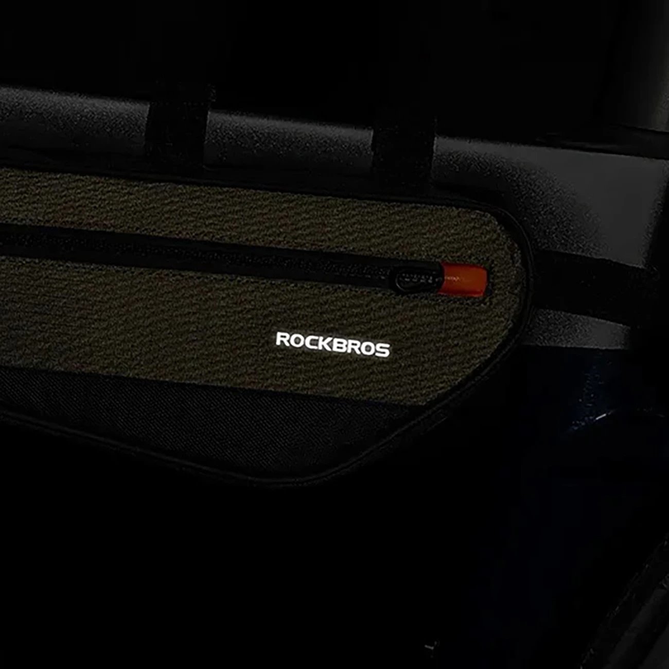 Çantë kornize për biçikletë Rockbros 30120079001, 1.7L, e gjelbër e zezë