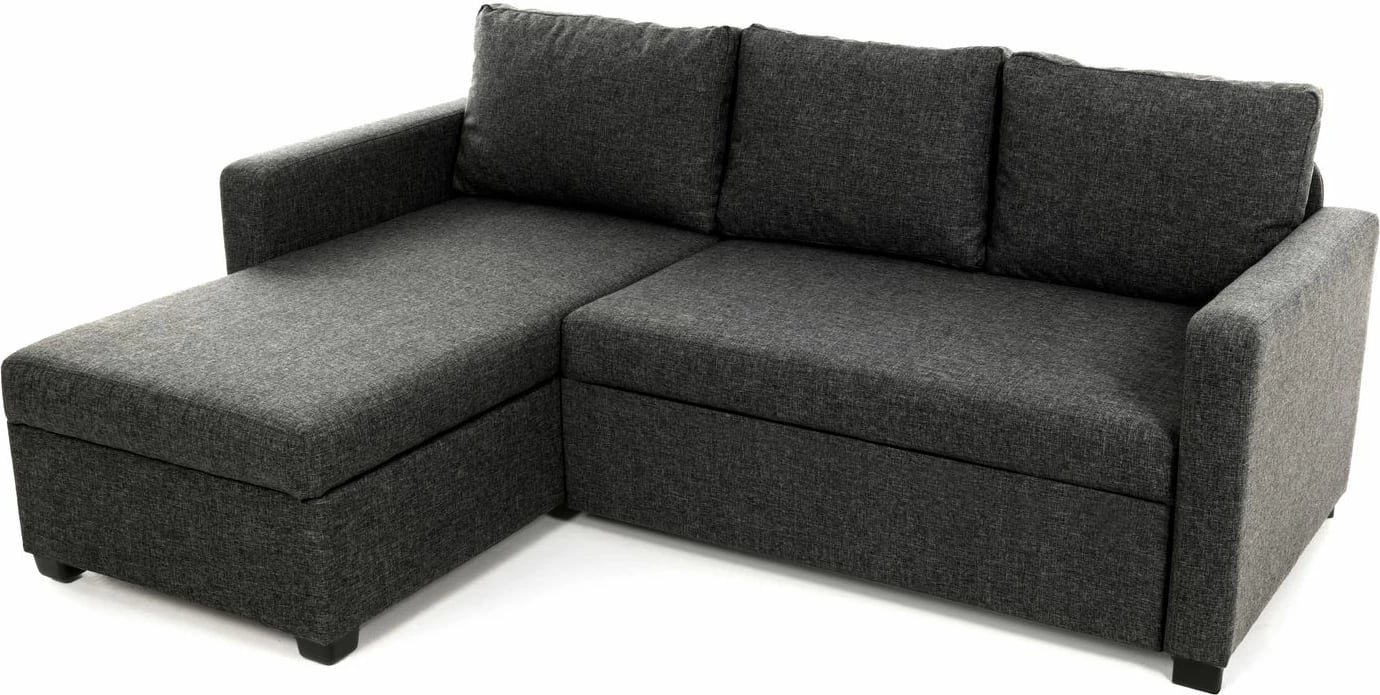 Kënd-sofë krevate Atelier del Sofa, ngjyrë gri e errët