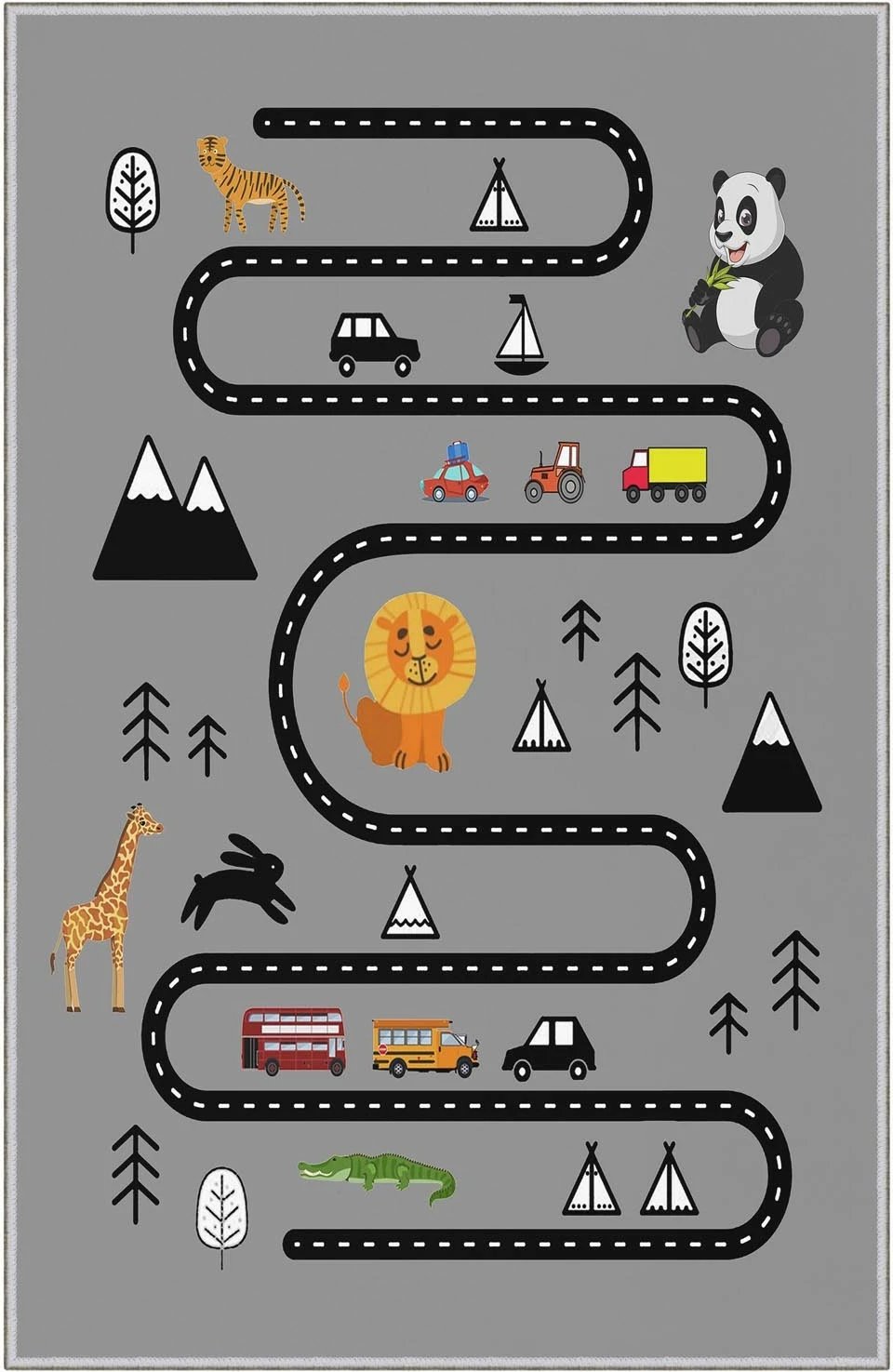 Qilim për fëmijë, shumëngjyrësh, Conceptum Hypnose, HMNT475, 80x120cm