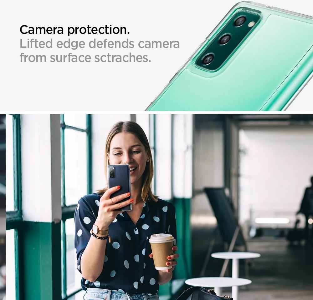 Mbështjellës Spigen Ultra Hybrid për Samsung Galaxy S20 FE, Transparent