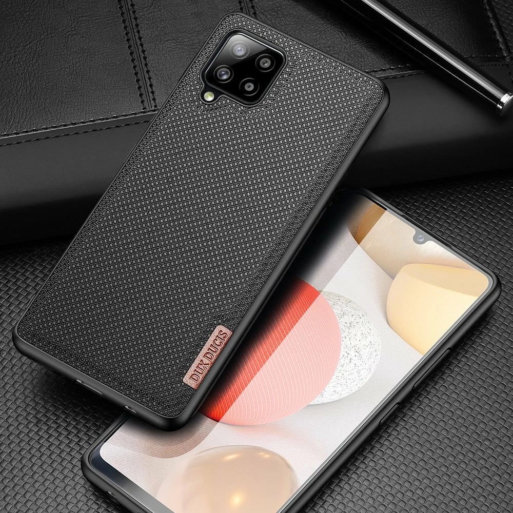 Mbështjellës Dux Ducis Fino për Samsung Galaxy A42 5G, najlon, i zi