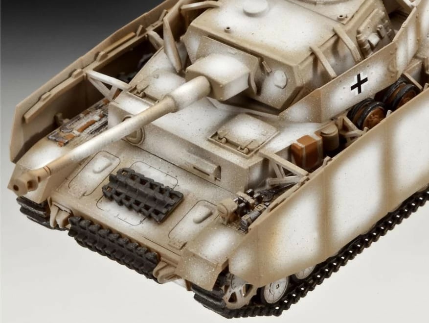 Model plastik tanku Revell PzKpfw IV Ausf. H, 1:72, set me ngjyra dhe ngjitës Model plastik tanku Revell PzKpfw IV Ausf. H, 1:72, set me ngjyra dhe ngjitës