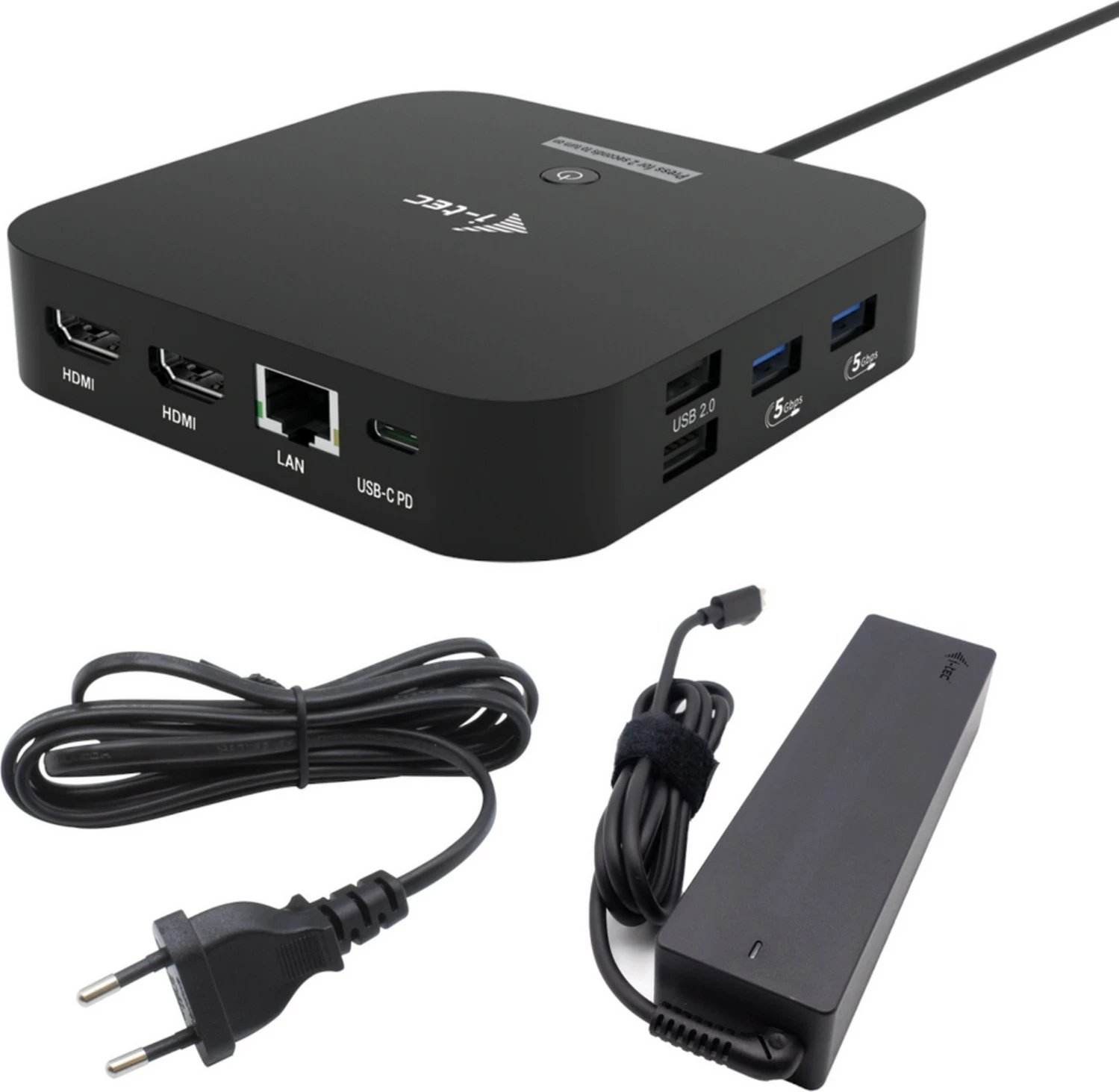 Doking stacion i-tec USB-C Dual HDMI, 4K 60Hz, 2x USB-C, 4x USB-A, Power Delivery 100W, LAN, Audio, i zi