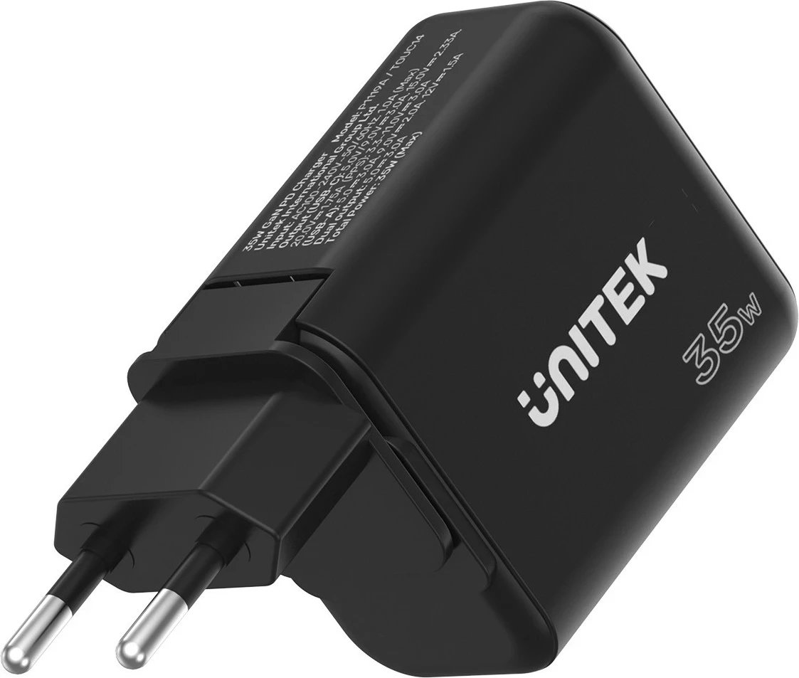 Karikues Unitek GaN PD 35W USB-C + USB-A, i zi Karikues Unitek GaN PD 35W USB-C + USB-A, i zi