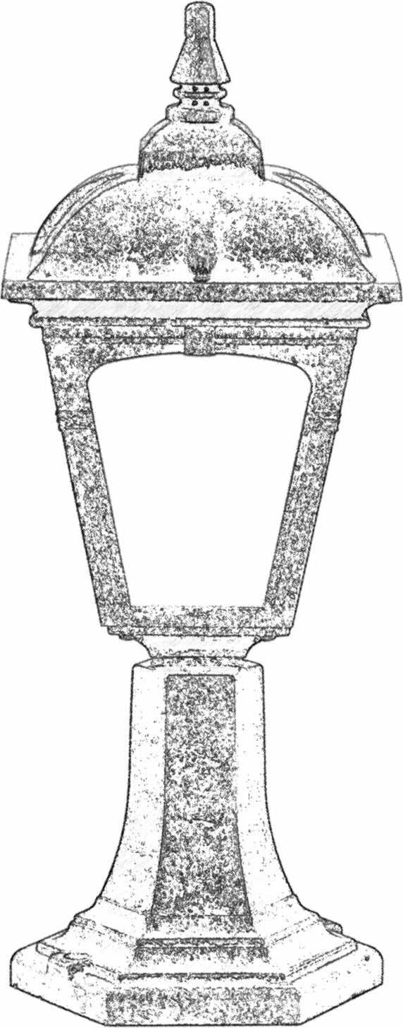 Llambë muri për jashtë, Opviq, BSU-68185-BKR-K, ngjyrë kafe