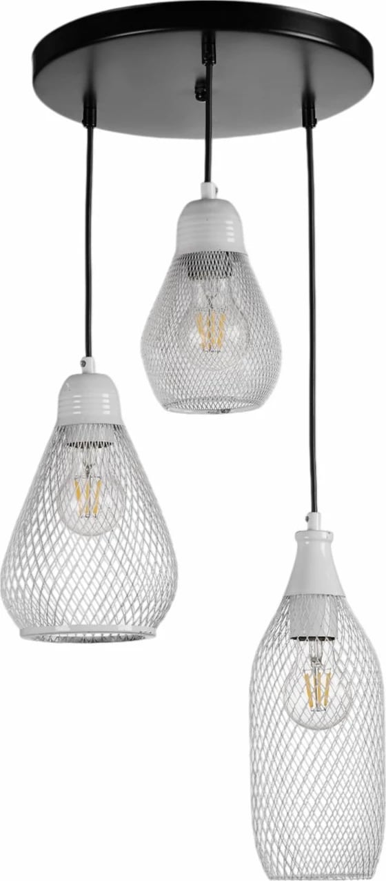 Llambë varëse Opviq, 9076-4, e bardhë dhe e zezë