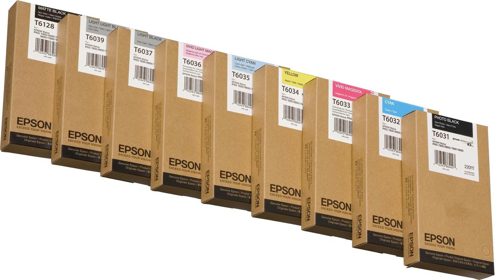 Toner Epson T603700, 220 ml, ngjyrë e zezë e lehtë