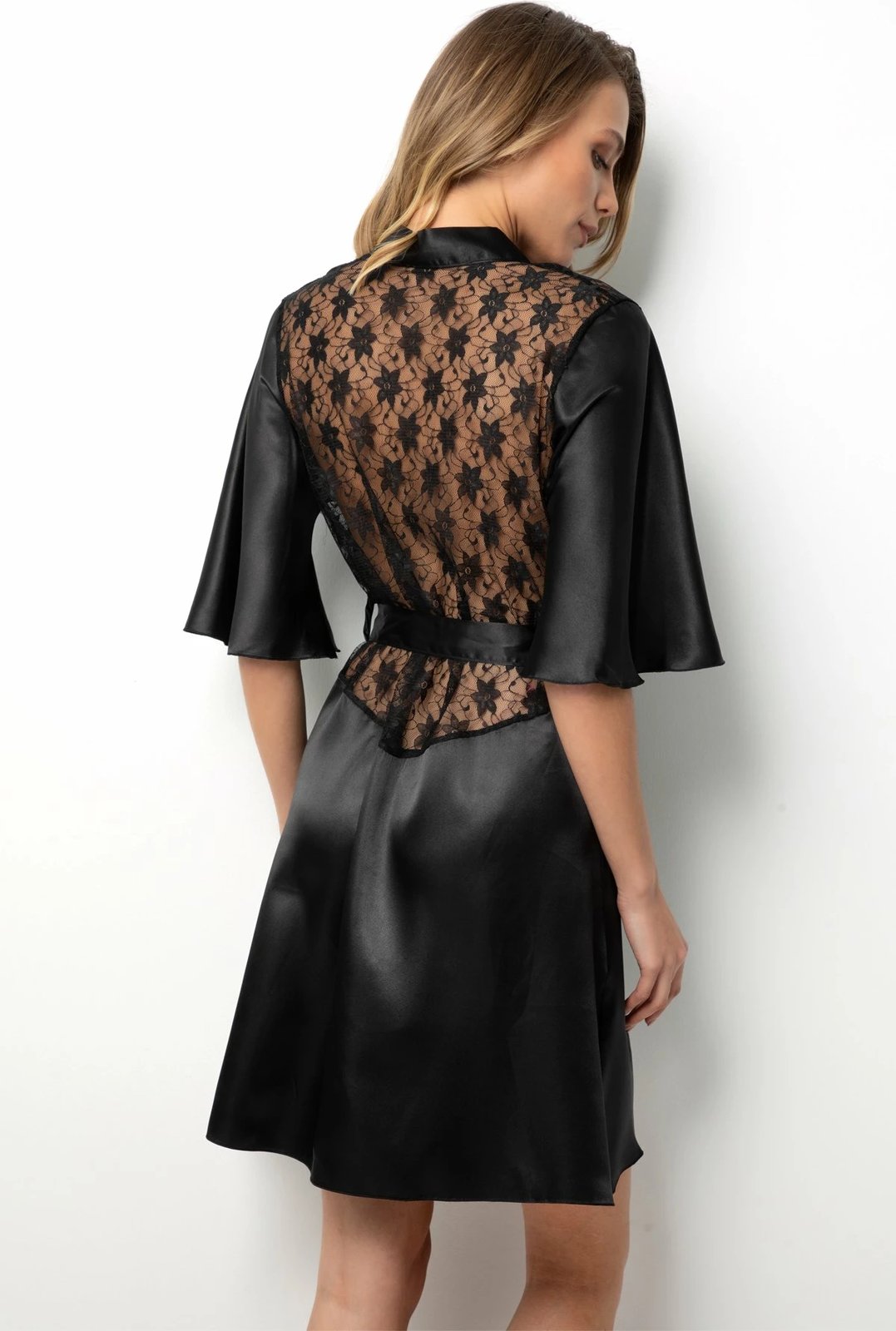 Këmishë nate Jumeon, e zezë, 001-018303