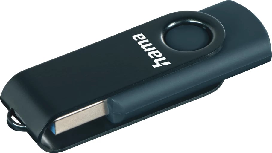 USB Hama "Rotate", 3.0, 128GB, 90MB/s, kaltër e errët, 182465